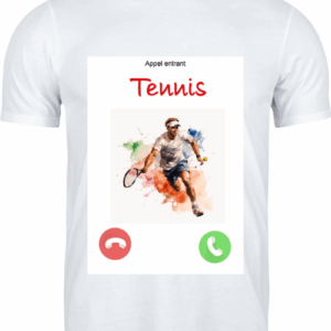 T-shirt Appel tennis